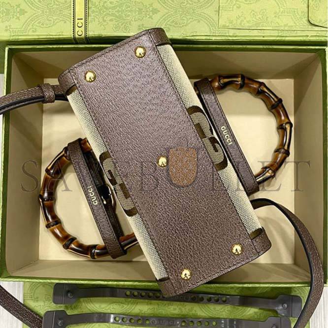 GUCCI DIANA JUMBO GG MINI TOTE BAG 655661 (22*16*10cm) GUCCI DIANA JUMBO GG MINI TOTE BAG 655661 (22*16*10cm)